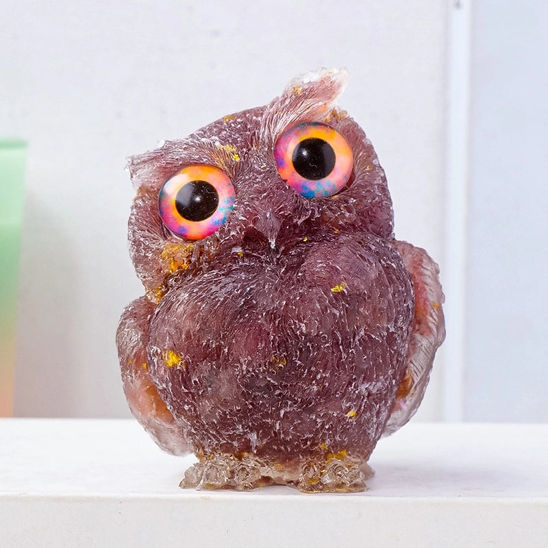 Minimalist Owl Crystal Figurine Decorative Ornament|Home Decor