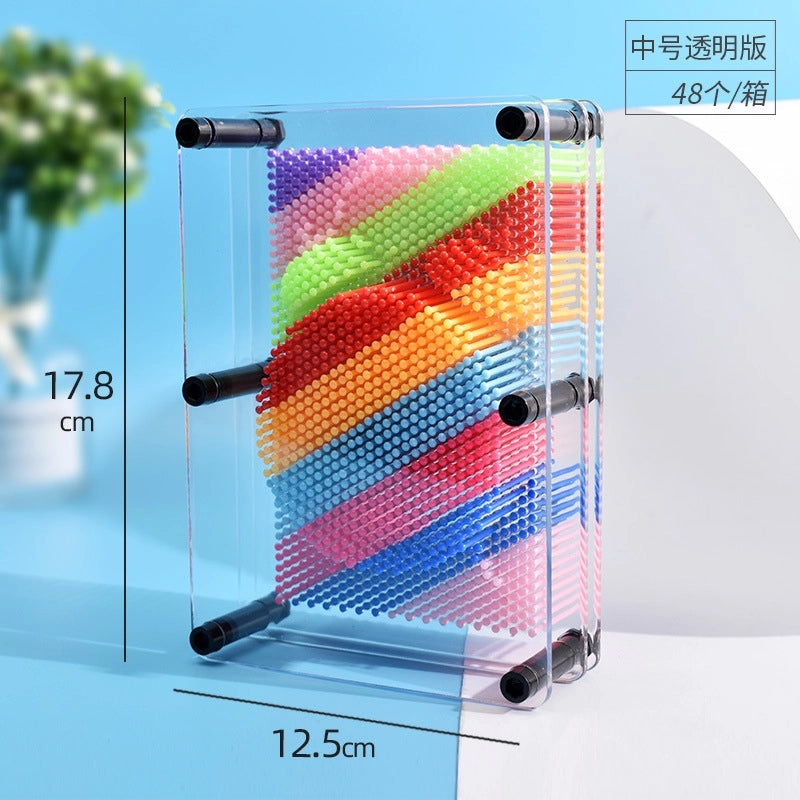 3D Rainbow Handprint Clone Toy for Kids Decompression Needle Painting | Creative Toys & Crafts