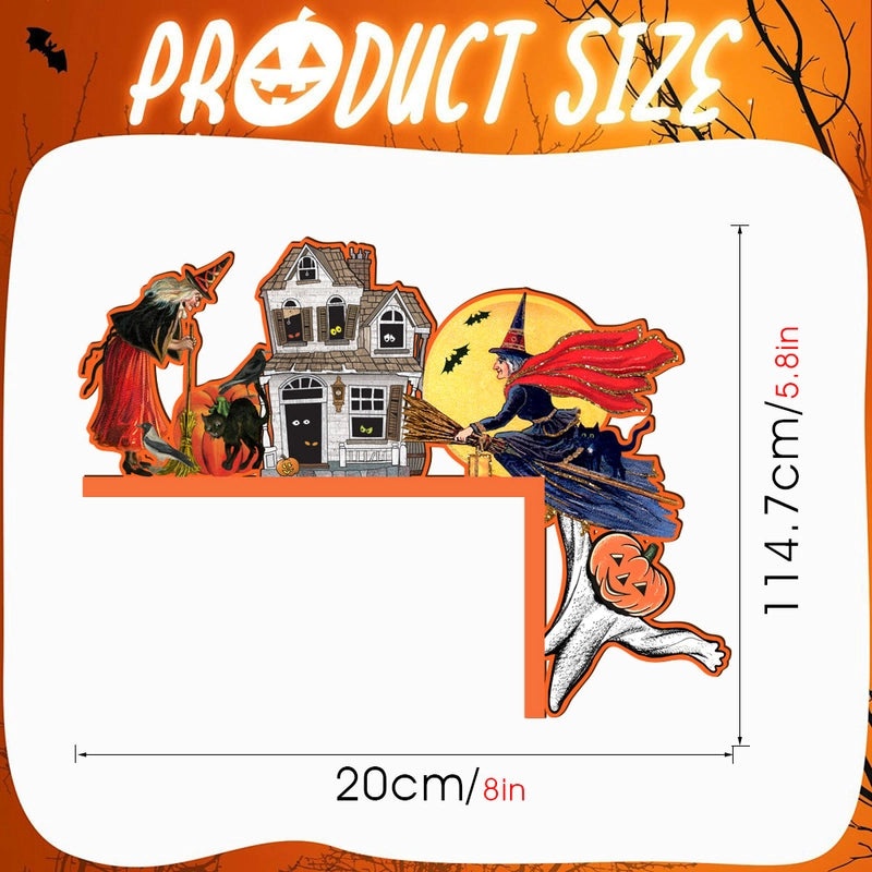 Halloween Pumpkin Wood Hanging Decoration for Fall | Seasonal Home Decor