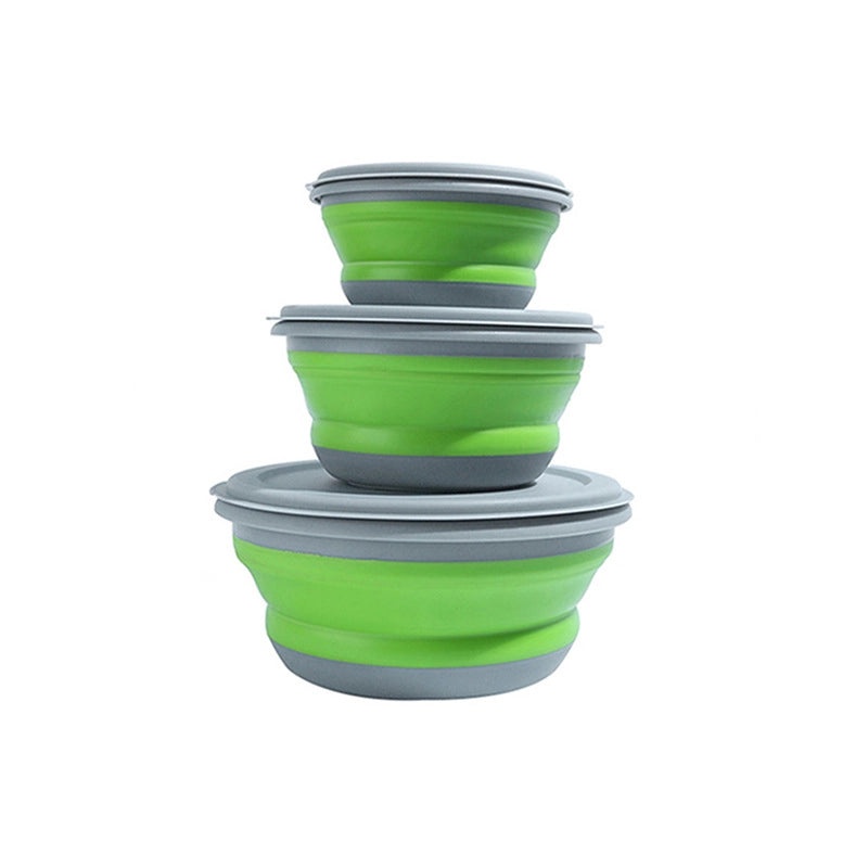 Everyday Solid Color Plastic Bowl Set of 3|Kitchen & Dining