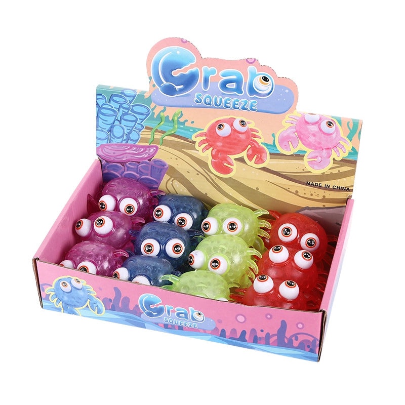 Crab and Frog Fidget Toys for Stress Relief Made of Soft TPR Material|Fidget Toys & Stress Relief