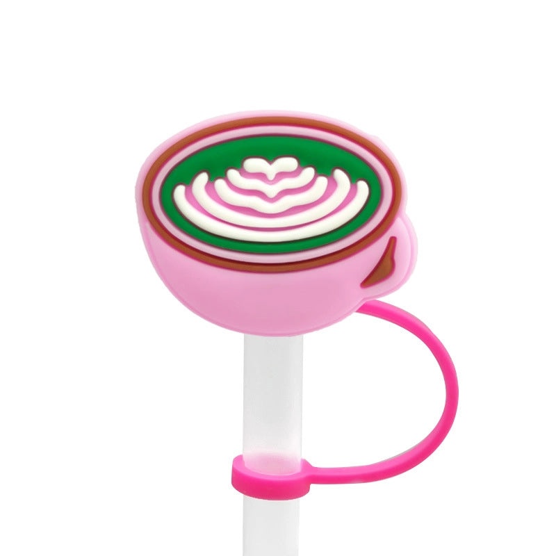 Cute Cartoon Silicone Straw Cap for Kids | Drinkware Accessories