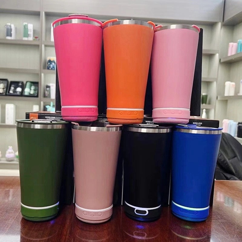 Solid Color 304/201 Stainless Steel Thermos Cup - Durable Casual Insulated Drinkware|Drinkware & Thermoses