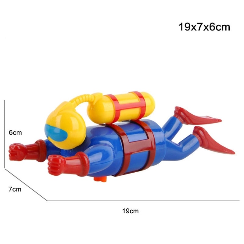 Kids Diving Doll Toy with Coil Swim Bath Pool Fun|Children's Toys & Bath Accessories