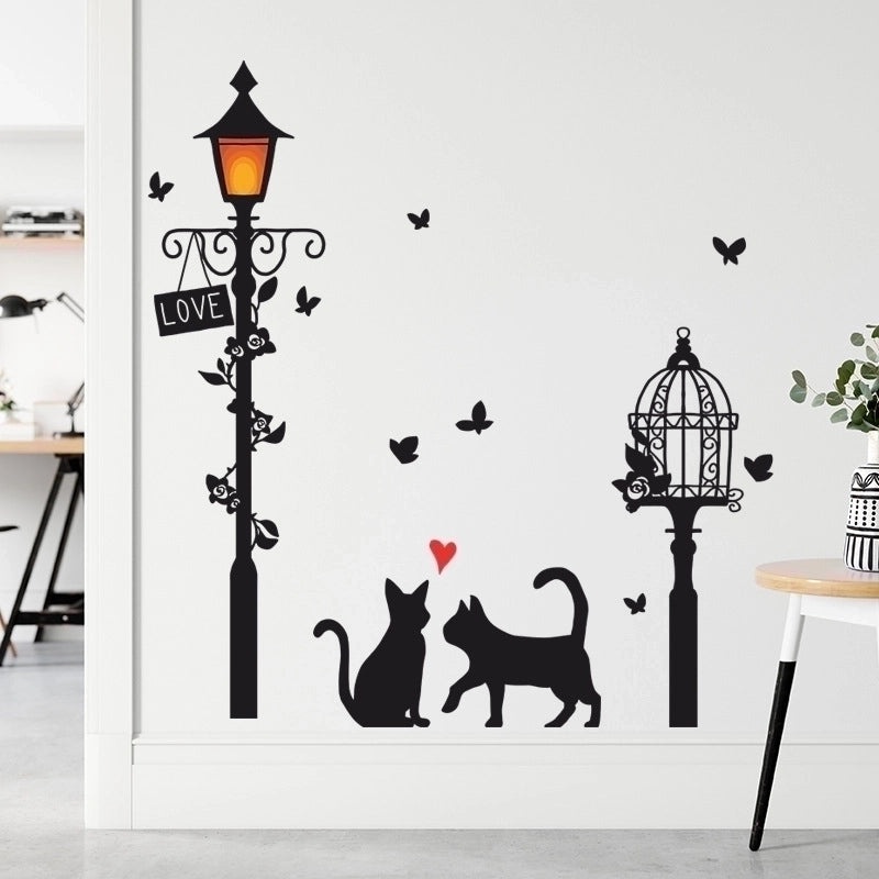 Adorable Cat PVC Wall Decal for Home Decor|Wall Stickers & Decals