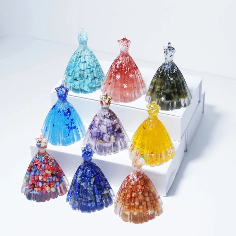 Minimalist Geometric Resin Crystal Ornaments Elegant Romantic Artificial Home Decor|Home Decor
