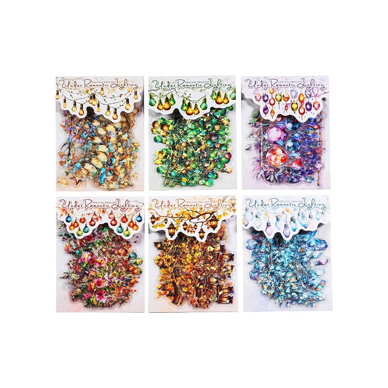 Romantic Shell Light Sticker DIY Landscape Decoration for Hand Account Beautiful Day Lighting Series|Home Decor Lighting