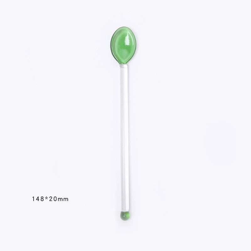 Clear Glass Spoon Minimalist Design|Kitchen Utensils