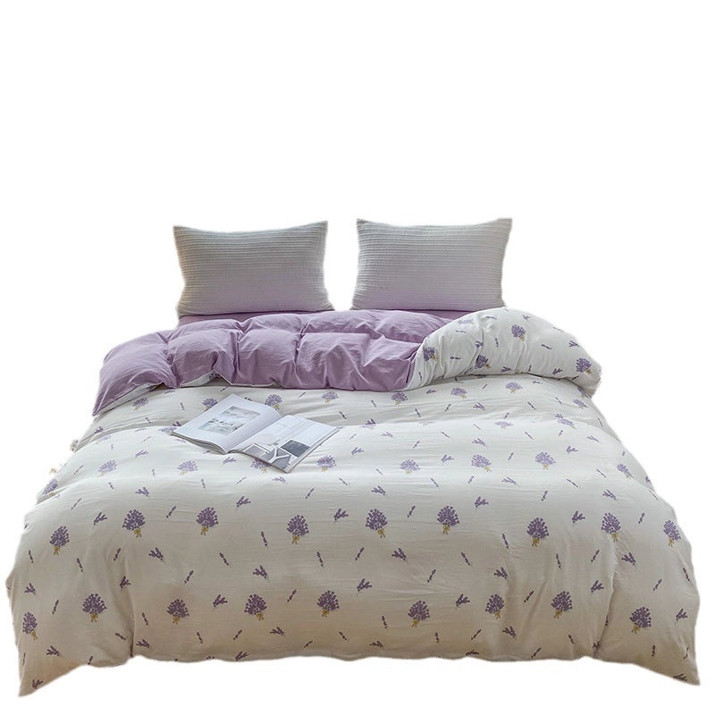 Floral Cotton Knitted Bedding for Couch & Sofa | Home Decor & Bedding