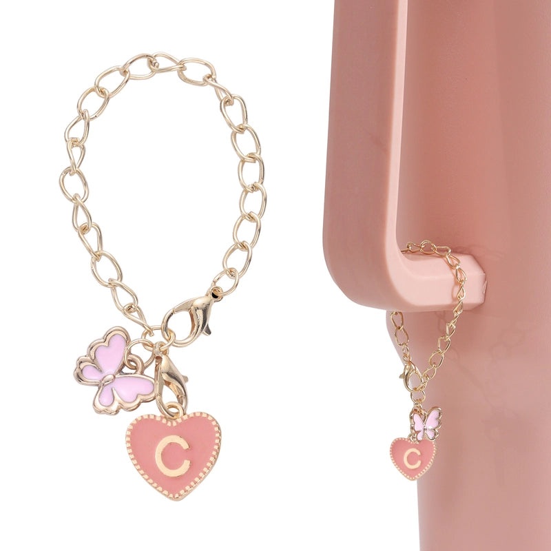 Cute Heart & Butterfly Enamel Alloy Pendant for Women | Jewelry & Accessories