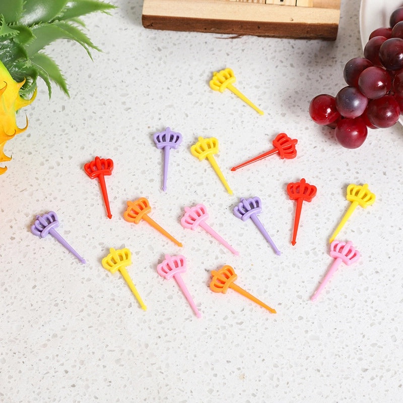 Cartoon Fruit Mini Fork Japanese Style Cute Kids Snack Pick|Kitchen & Dining Accessories