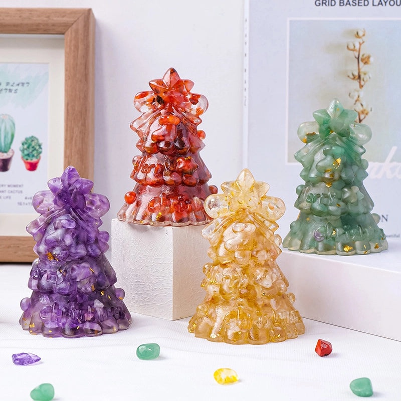 Christmas Resin Crystal Tree Decoration Modern Classic Style for Home and Table|Home Decor