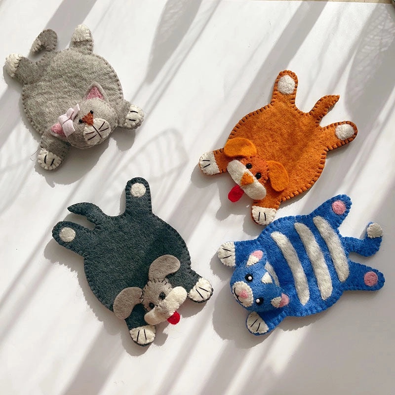 Adorable Cartoon Wool Felt Decoration 1 Piece|Home Decor Accessories