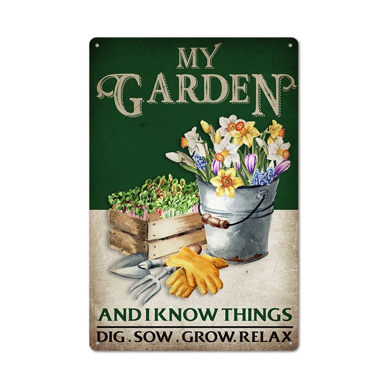 Vintage Iron Wall Art with Human, Animal & Letter Designs | Home Decor Wall Hangings