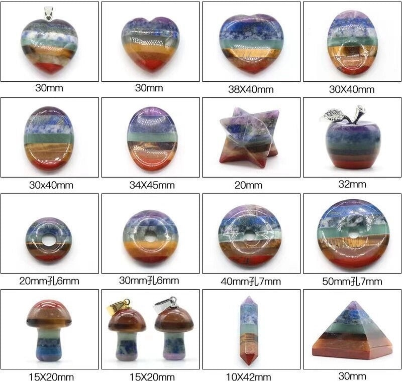 Natural Amethyst & Jade Multi-Stone Crystal Pendant | Jewelry Accessories