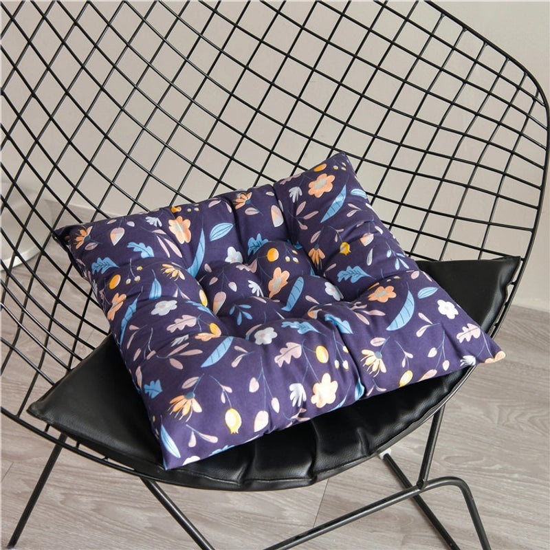 Printed Thickened Chair Cushion for Office, Dining, Student Seats | Home & Office Seating Accessories