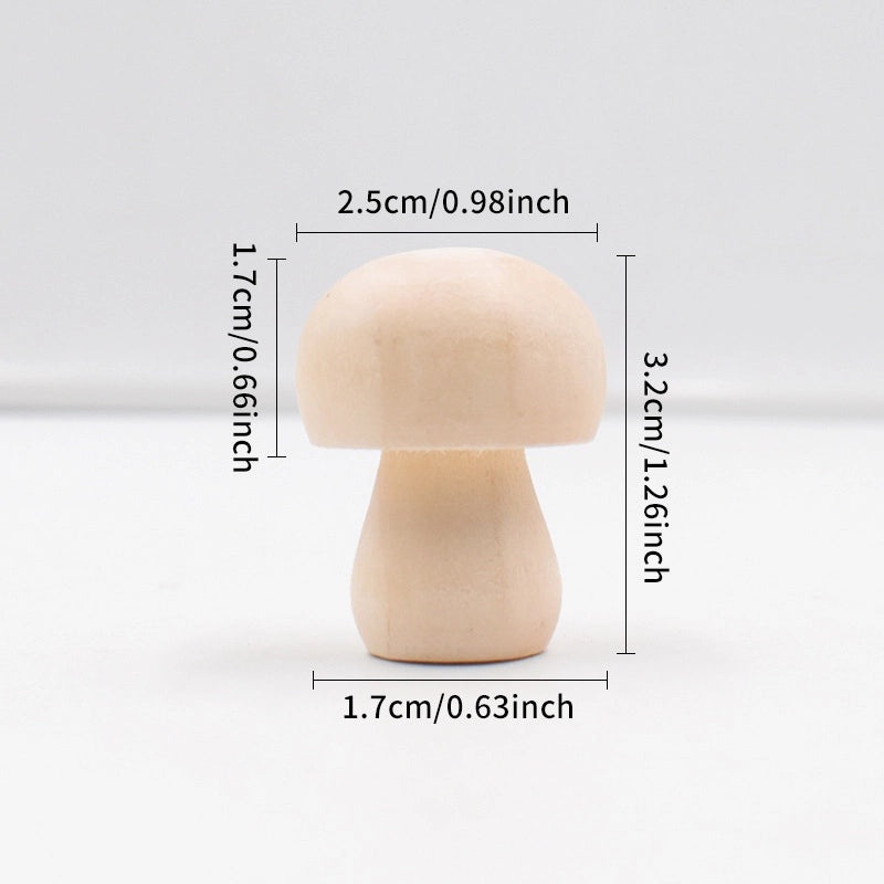 Handcrafted Wooden Mushroom DIY Toy for Kids | Kids Crafts & DIY Toys