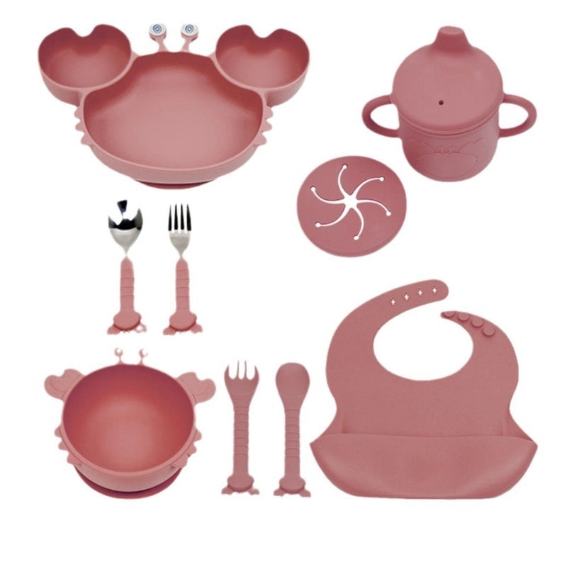 Casual Vacation Solid Color Silicone Tableware Single Piece Set|Kitchen & Dining