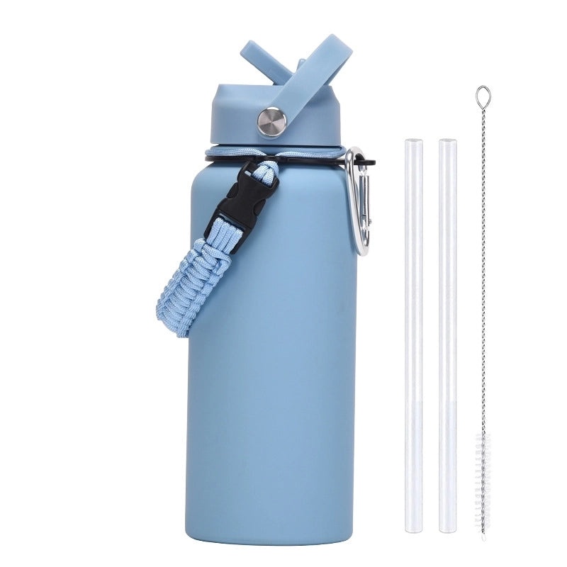 Stainless Steel Water Bottle Single Piece Casual Solid Color | Drinkware & Hydration