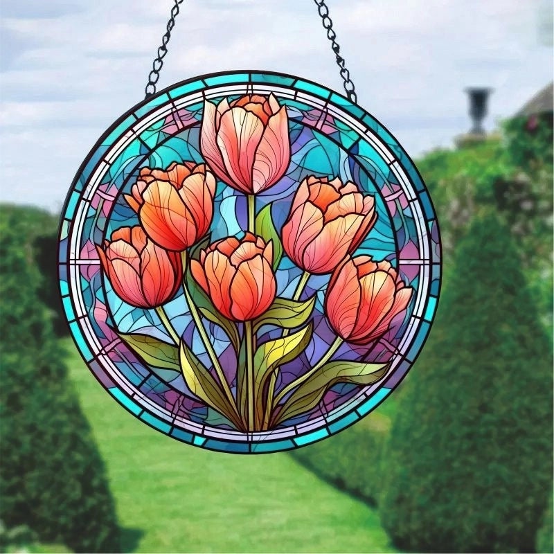 Vintage Animal and Plant Acrylic Pendant Necklace|Jewelry & Accessories