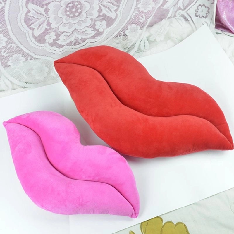 Cute Plush Doll with Lip Design | Soft Cotton Toy | Kids Accessories | Dolls & Toys