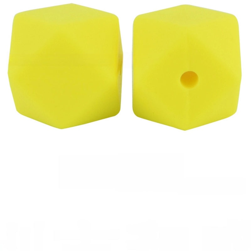 17mm Silicone Octagonal Beads for Pacifier Chains DIY Accessories | Baby & Mom Essentials