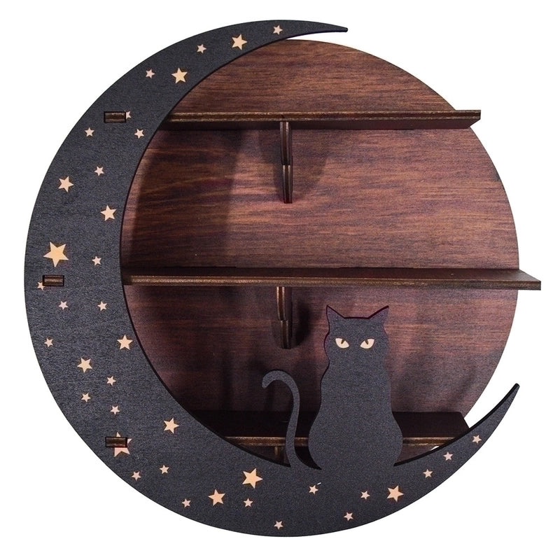 Vintage Moon Basswood Organizer Rack 1 Pc|Home Storage & Organization