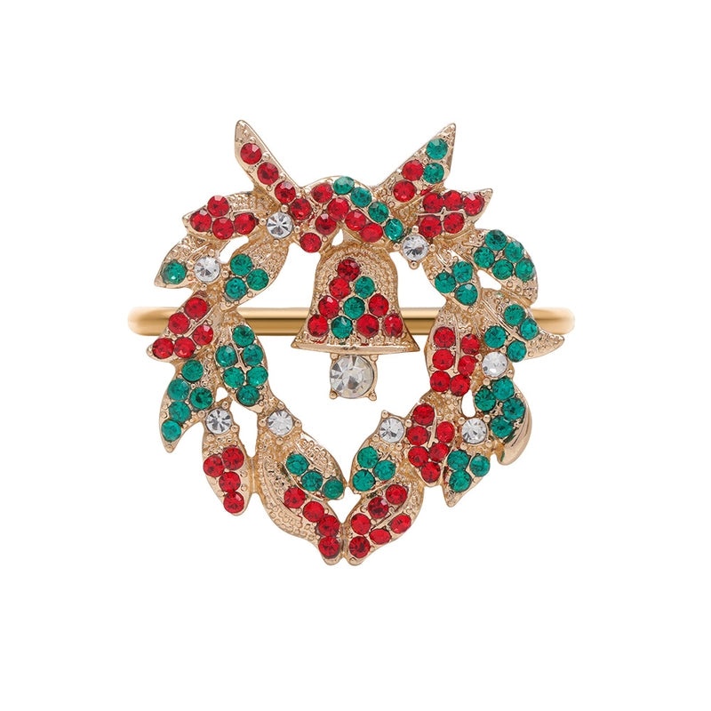 Multicolor Alloy Napkin Ring for Casual Vacation Dining 1 Piece|Home & Kitchen Tableware Napkin Rings