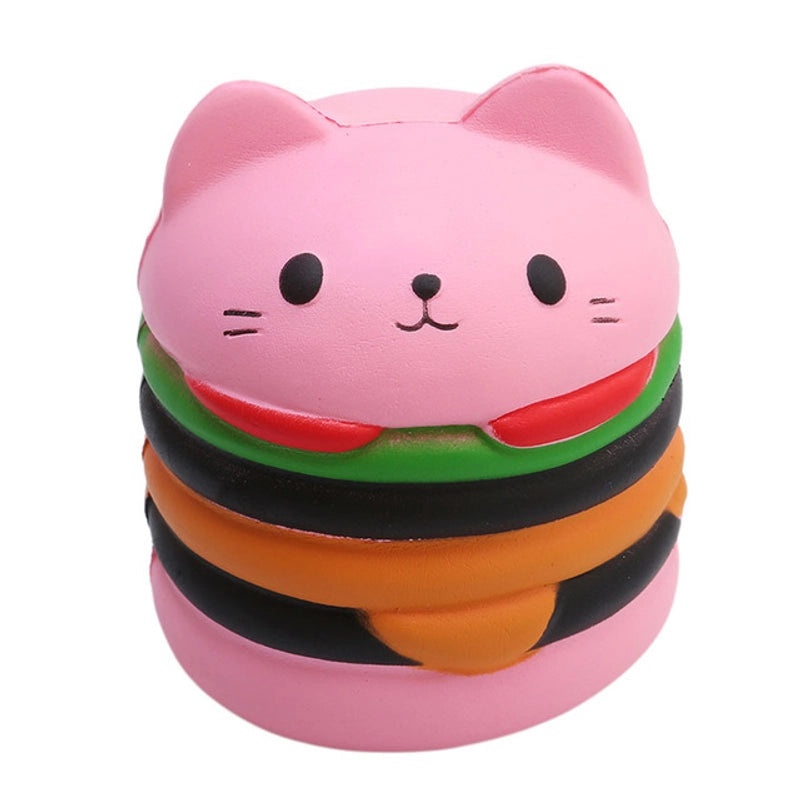 Slow Rebound Hamburger Cake Squishy Toy | Stress Relief Toys and Squishies