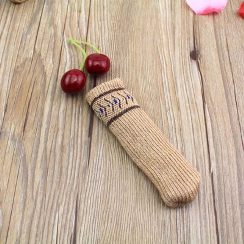 Thickened Knitted Non-slip Chair and Stool Leg Covers, Wear-resistant Protective Foot Pads for Table and Chair Legs|家居用品