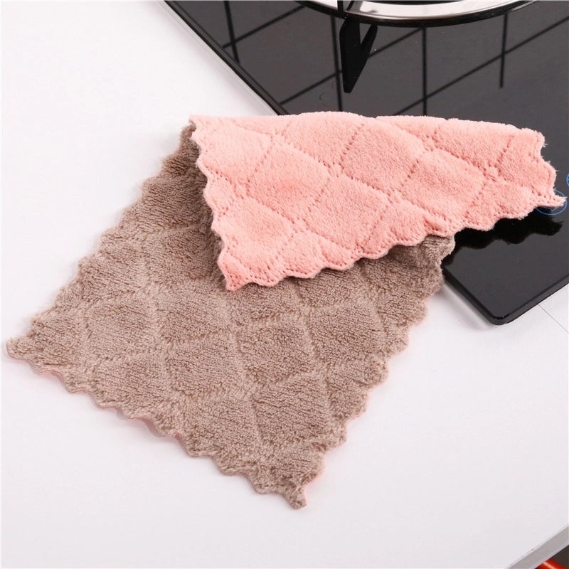 Stylish Solid Color Synthetic Fiber Dish Towel Single Piece|Kitchen Textiles and Towels