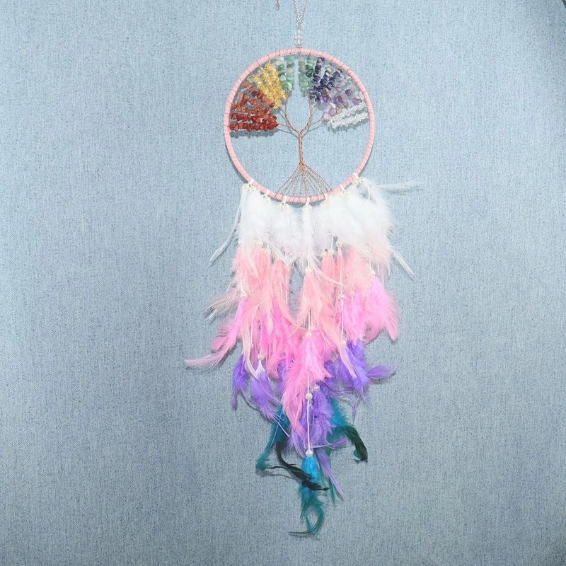 Dreamcatcher Tree Feather Metal Pendant Charm|Jewelry & Accessories