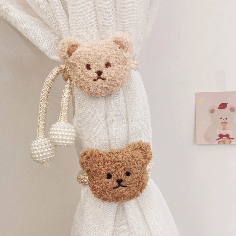 Adorable Bear Polyester Curtain Tiebacks for Window Decor|Home Decor Accessories