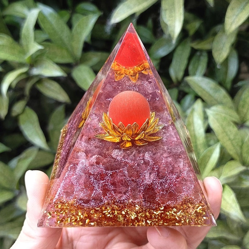 Classic Geometric Acrylic Crystal Pyramid Decor|Home Decor