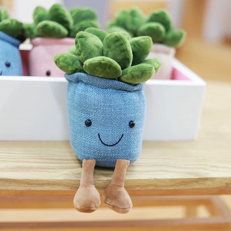 Plush Stuffed Animals with Potted Plant Design Soft PP Cotton Toys | Plush Toys & Stuffed Animals