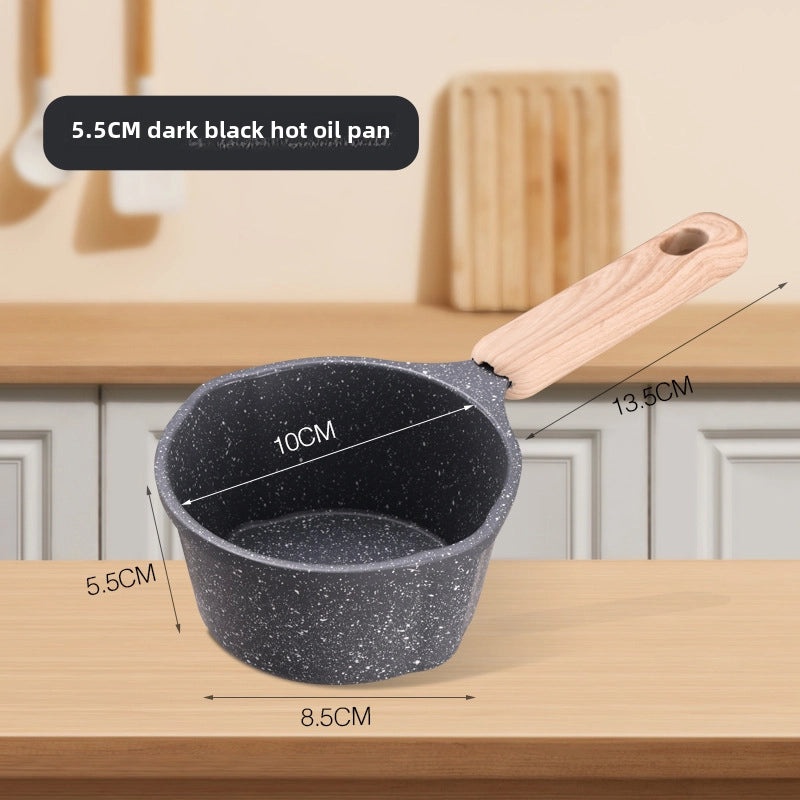 Maifan Stone Non-stick Mini Pan for Omelette, Hot Milk & Oil Splashing | Kitchen Cookware