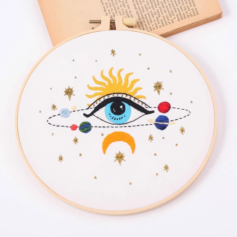 New Eyes Popular Embroidery DIY Kit Semi-finished Material Package Available Now|Embroidery DIY Kits