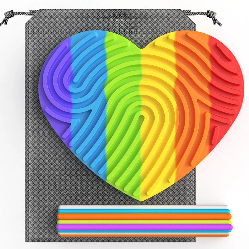 Toddler Fidget Toys Age 3-6 | Colorful Soft Silicone Sensory Toys | Baby Learning & Development Toys | Kids Stress Relief Gadgets | Children's Pl