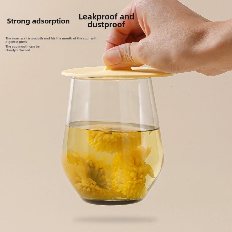 Silicone Insulated Tea Cup Mat Anti-Scald Placemat Dustproof Glass Cover Elegant Dining Table Accessory|Kitchen & Dining Accessories