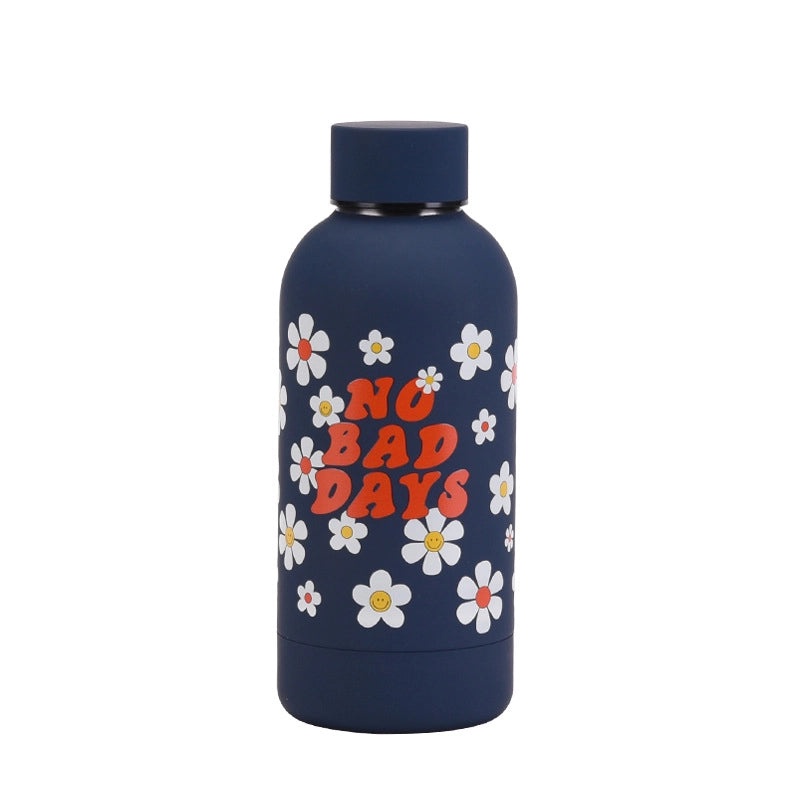 Cute Cartoon Star Stainless Steel Insulated Thermos Cup | Drinkware & Travel Mugs