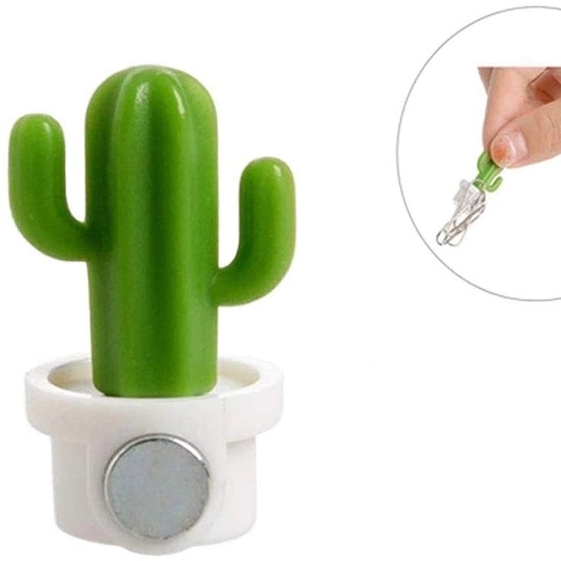 Cactus Shape Synthetic Resin Fridge Magnet|Home Decor Accessories