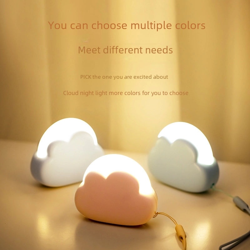 Cute Cloud Nightlight Table Lamp USB Charging Mini Bedroom Ornament Creative Gift|Home Decor