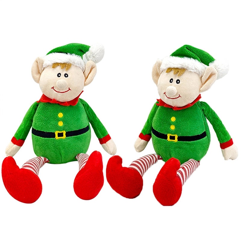 Christmas Plush Santa and Snowman Dolls Soft Holiday Decoration Small Gift|Holiday Decorations & Gifts