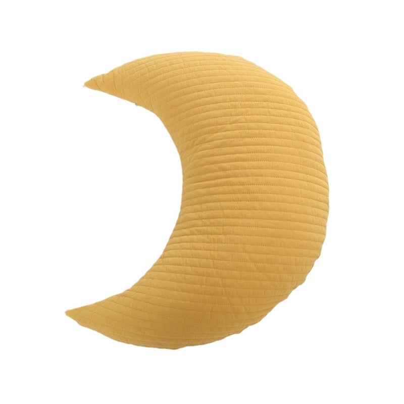 Newborn Baby Nursing Pillow Soft Cotton Moon Cushion Hair Ball Design Removable Washable Cover|Baby Pillows & Bedding