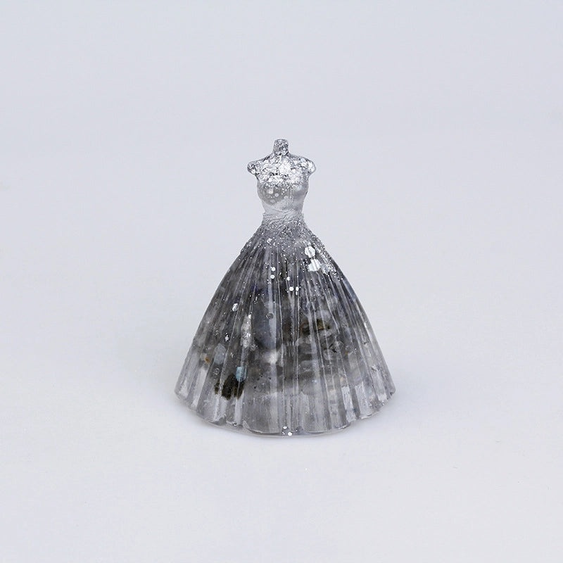 Romantic Minimalist Dress Resin Ornaments Elegant Synthetic Decorative Accessories|Home Decor Ornaments