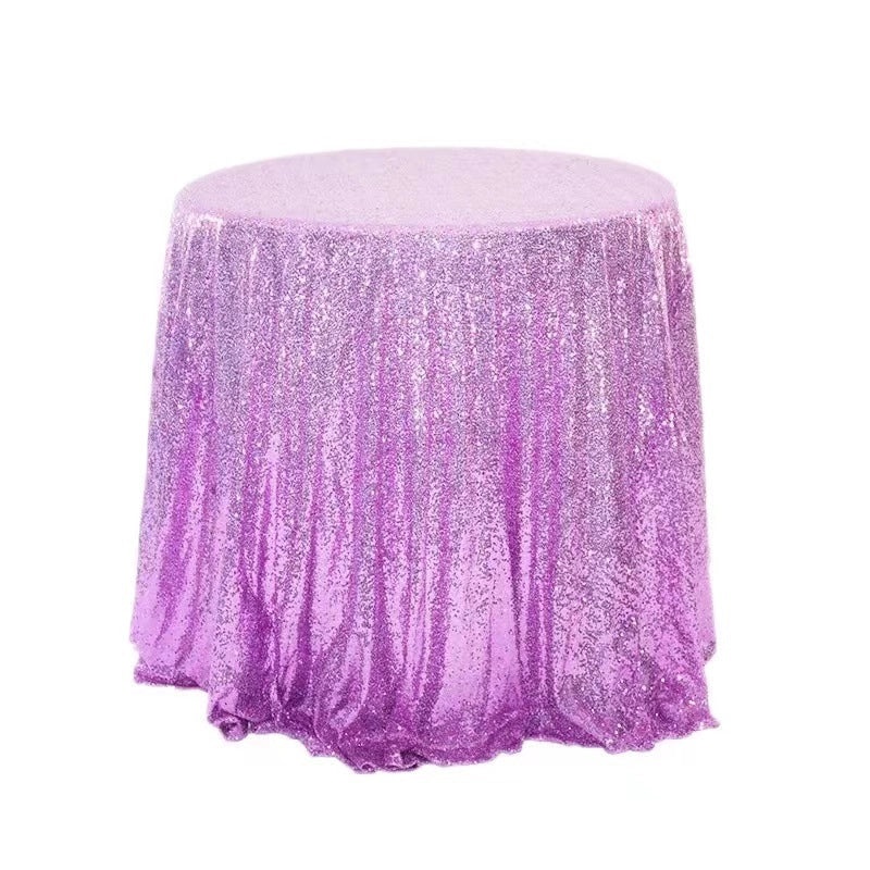 Sequined Polyester Tablecloths Solid Color Stylish Design|Home Decor & Table Linens