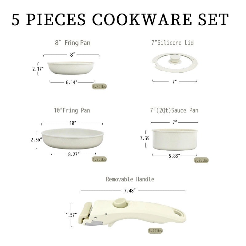 Aluminium Alloy Cookware Set for Casual Use | Kitchen & Dining