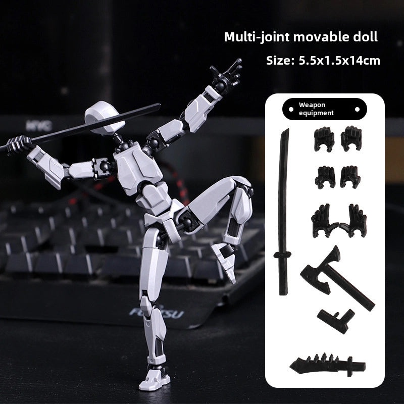 Lucky Doll 13-Joint Movable 3D Printed DIY Whole Body Stress Relief Toy | Toys & Games