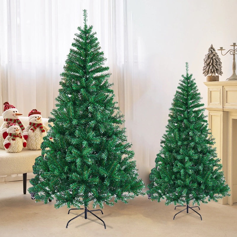 Christmas Green Tree Decoration for Home Hotel Mall Large Red Ornament|Holiday Decorations