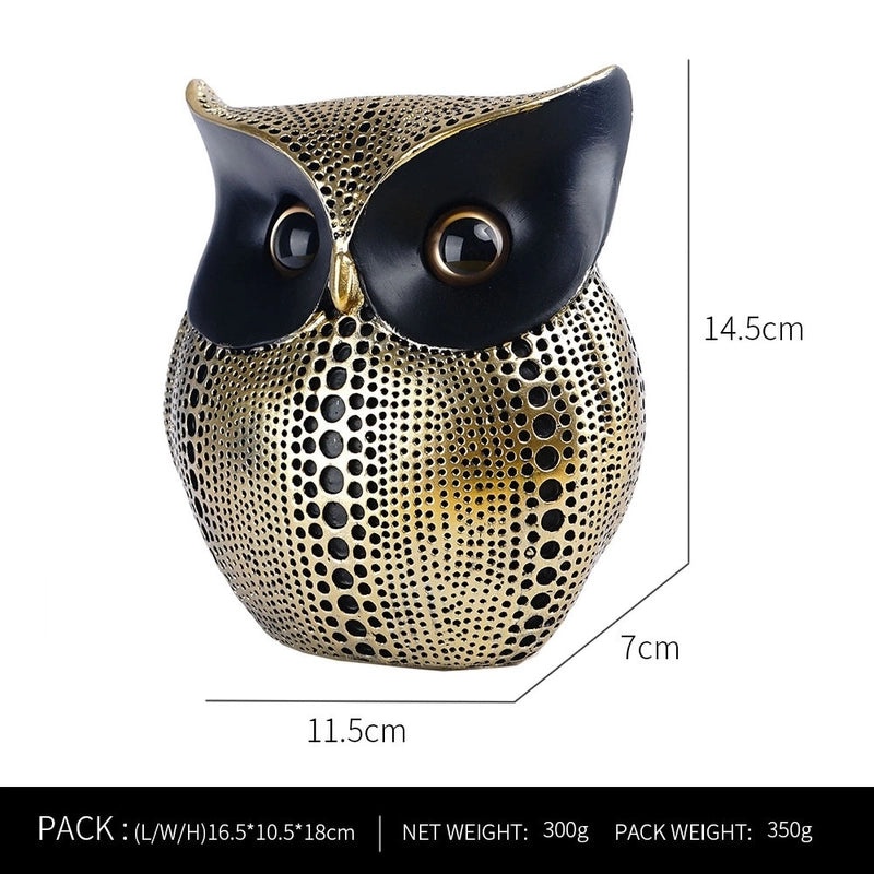 Charming Resin Owl Figurine for Home Decor | Home Decoration